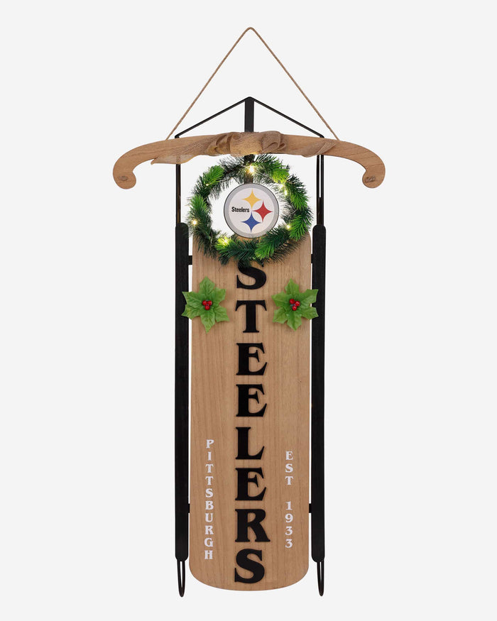 Pittsburgh Steelers Light Up Sled FOCO - FOCO.com