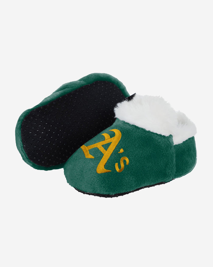 Oakland Athletics Logo Baby Bootie Slipper FOCO - FOCO.com