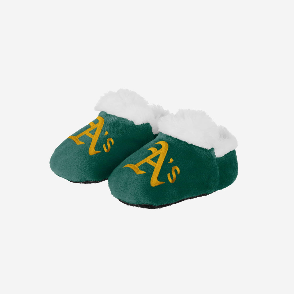 Oakland Athletics Logo Baby Bootie Slipper FOCO 0-3 mo - FOCO.com