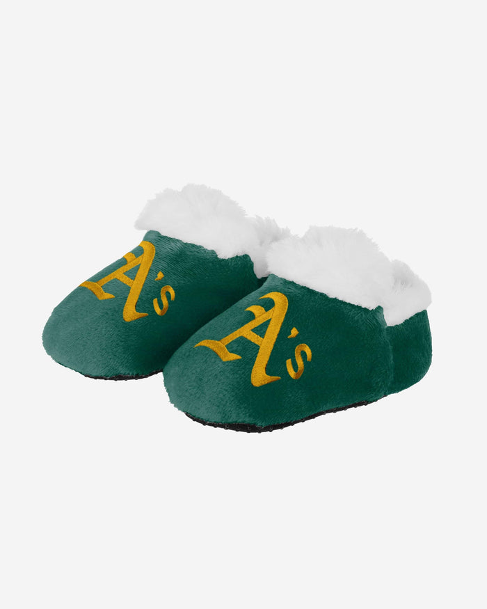 Oakland Athletics Logo Baby Bootie Slipper FOCO 0-3 mo - FOCO.com