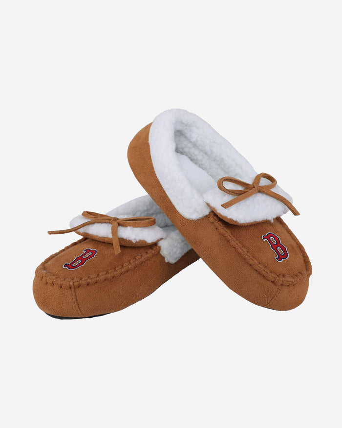 Boston Red Sox Youth Moccasin Slipper FOCO - FOCO.com