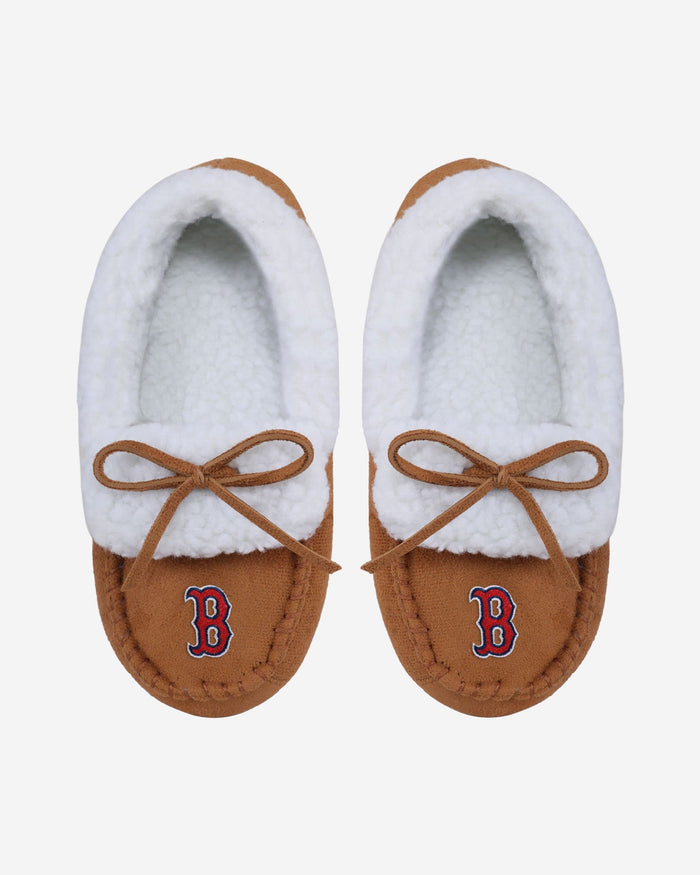 Boston Red Sox Youth Moccasin Slipper FOCO S - FOCO.com