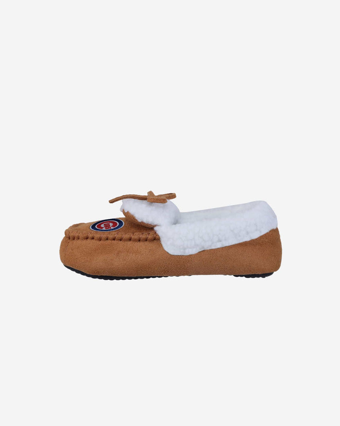 Chicago Cubs Youth Moccasin Slipper FOCO - FOCO.com