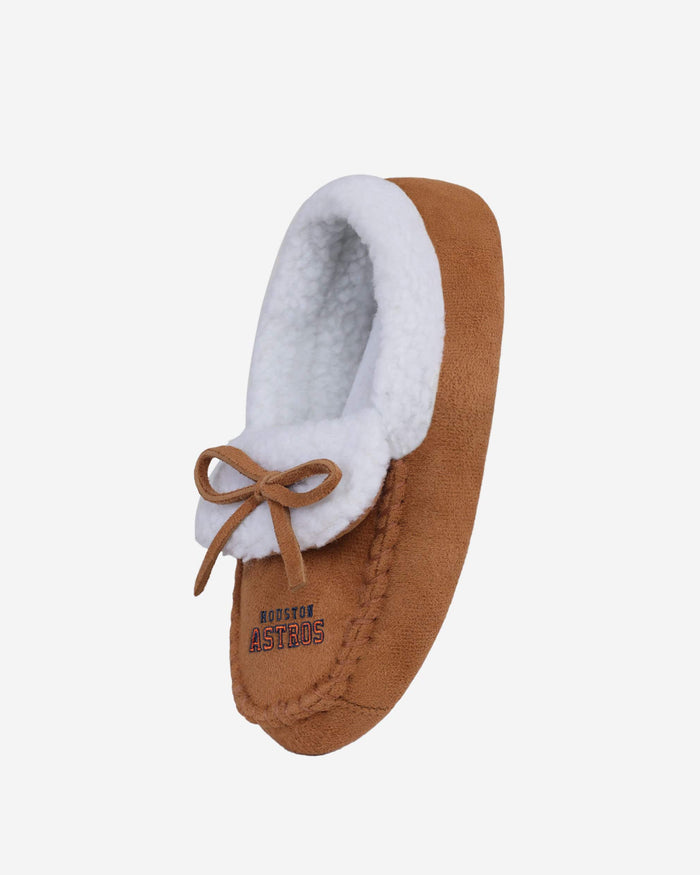 Houston Astros Youth Moccasin Slipper FOCO - FOCO.com