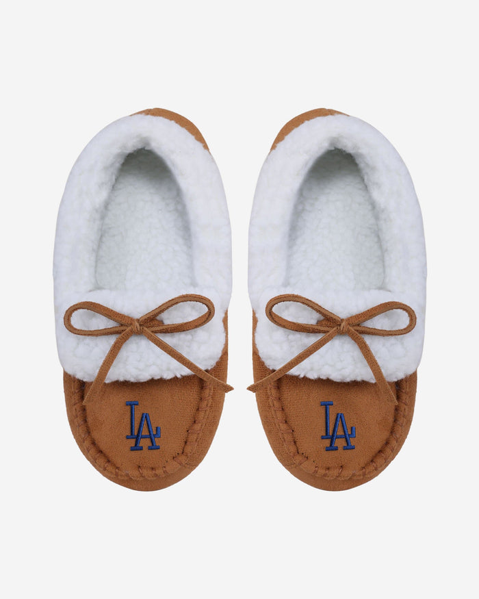 Los Angeles Dodgers Youth Moccasin Slipper FOCO S - FOCO.com