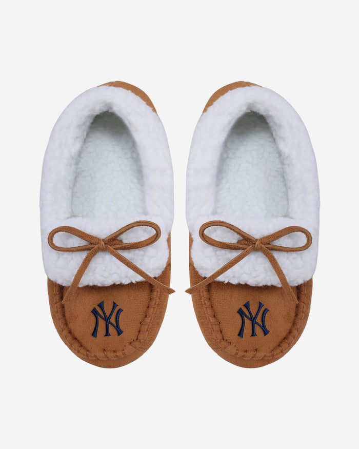 New York Yankees Youth Moccasin Slipper FOCO S - FOCO.com