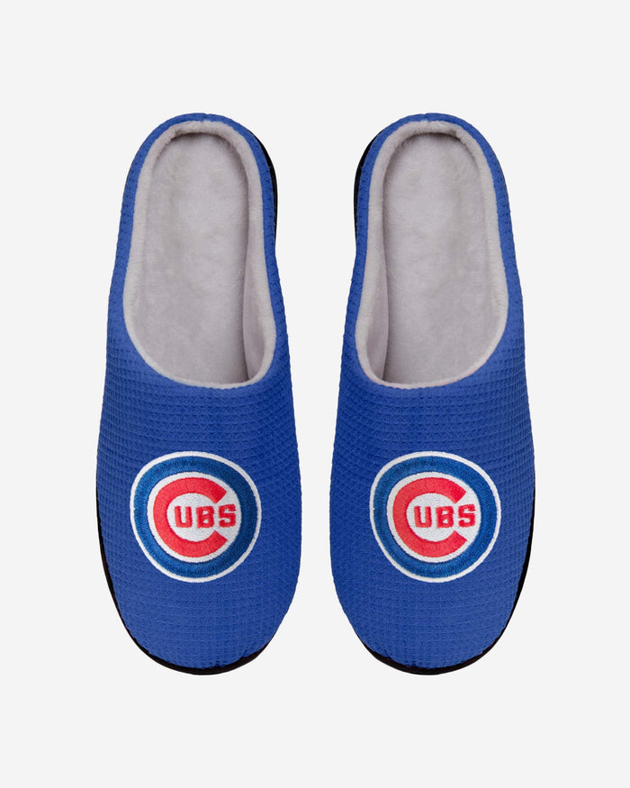 Chicago Cubs Memory Foam Slide Slipper FOCO S - FOCO.com