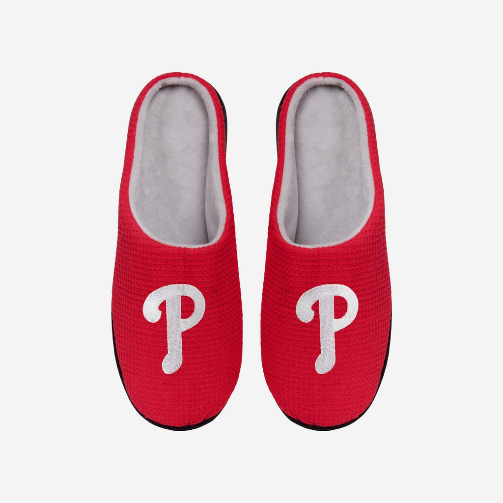 Philadelphia Phillies Memory Foam Slide Slipper FOCO S - FOCO.com