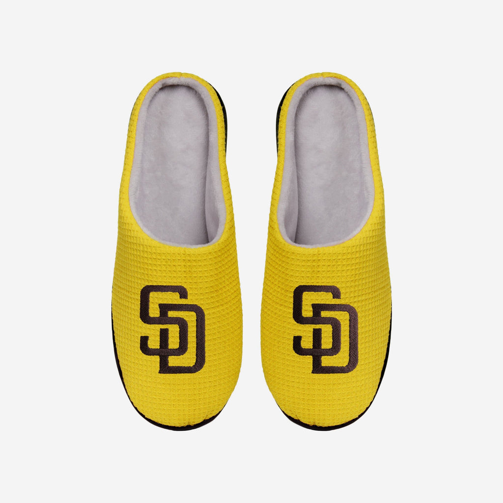 San Diego Padres Memory Foam Slide Slipper FOCO S - FOCO.com