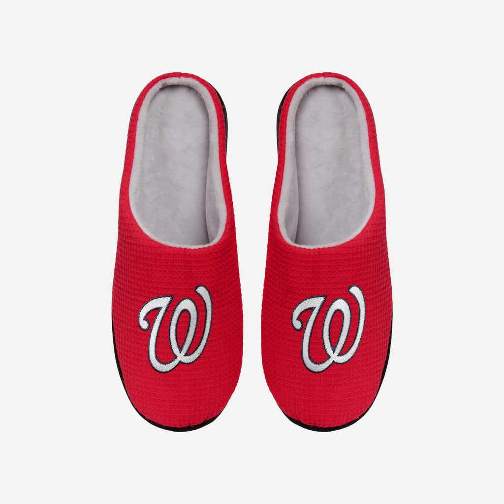 Washington Nationals Memory Foam Slide Slipper FOCO S - FOCO.com