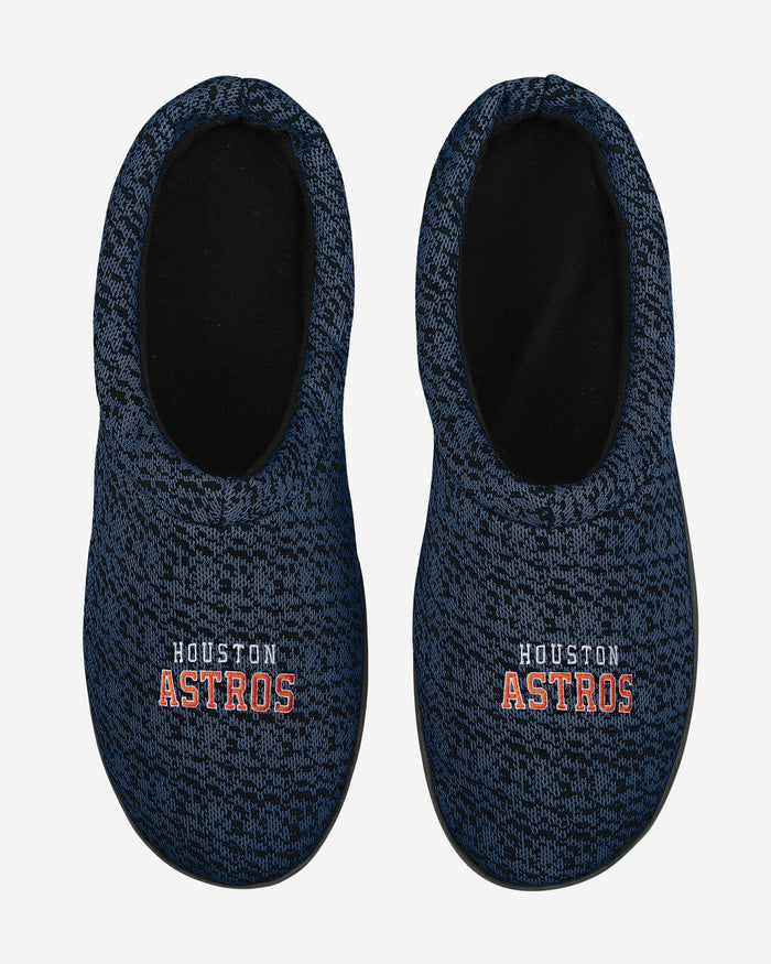 Houston Astros Poly Knit Cup Sole Slipper FOCO - FOCO.com