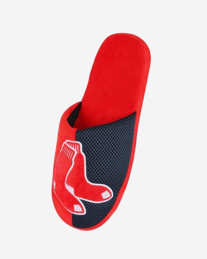 Boston Red Sox Team Logo Staycation Slipper FOCO - FOCO.com