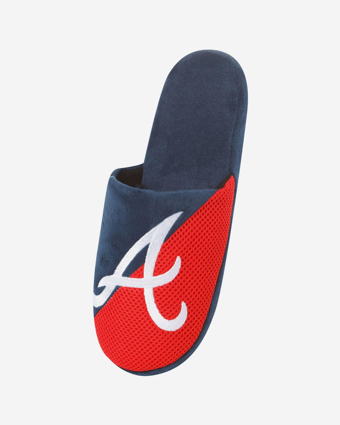 Atlanta Braves Team Logo Staycation Slipper FOCO - FOCO.com