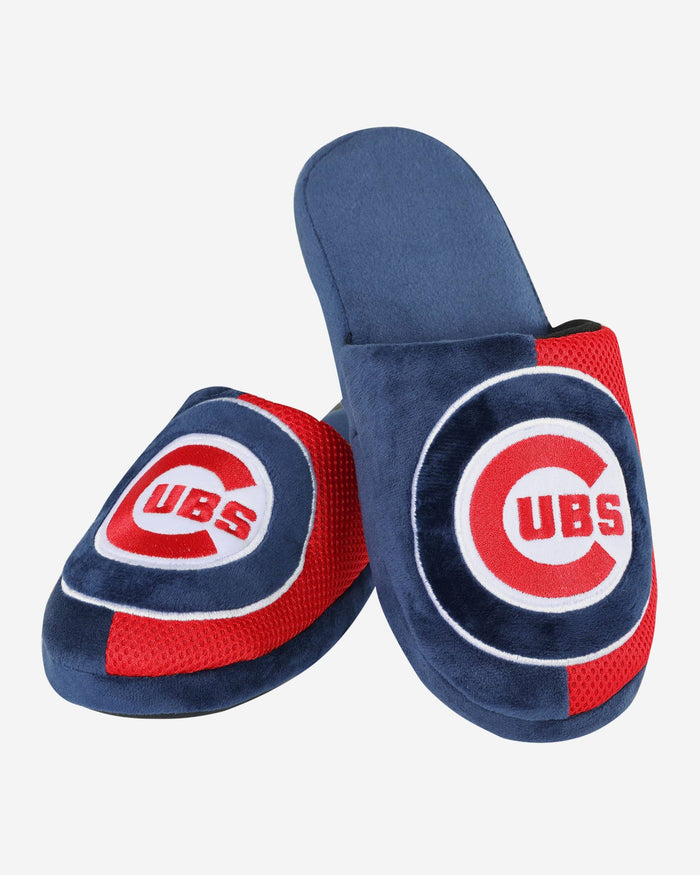 Chicago Cubs Team Logo Staycation Slipper FOCO - FOCO.com