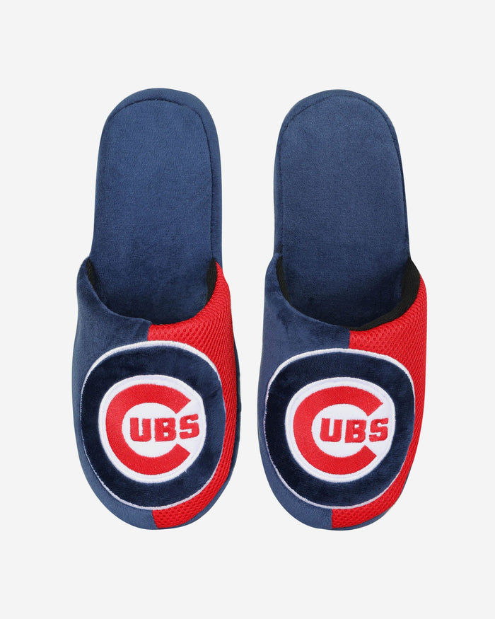 Chicago Cubs Team Logo Staycation Slipper FOCO - FOCO.com