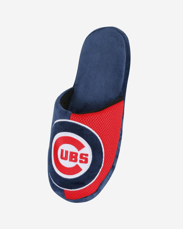 Chicago Cubs Team Logo Staycation Slipper FOCO - FOCO.com