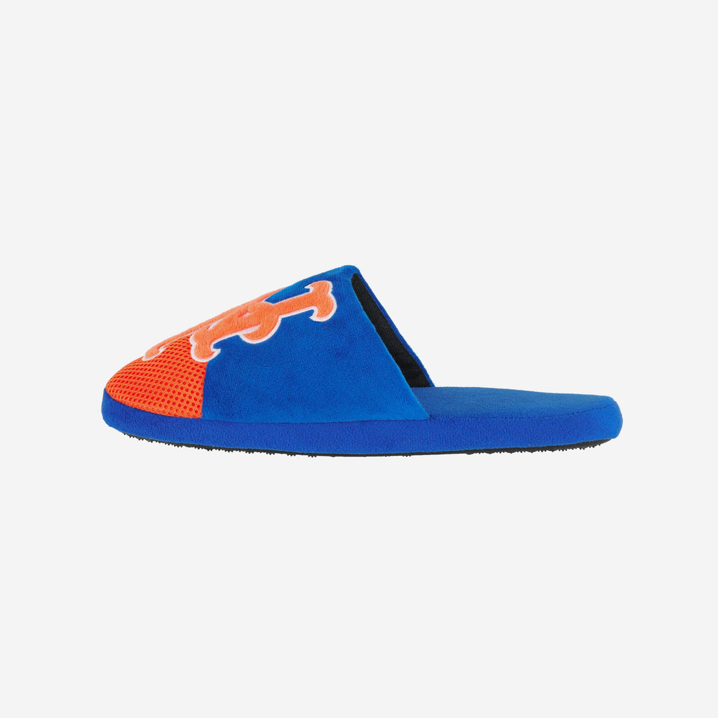 New York Mets Team Logo Staycation Slipper FOCO S - FOCO.com