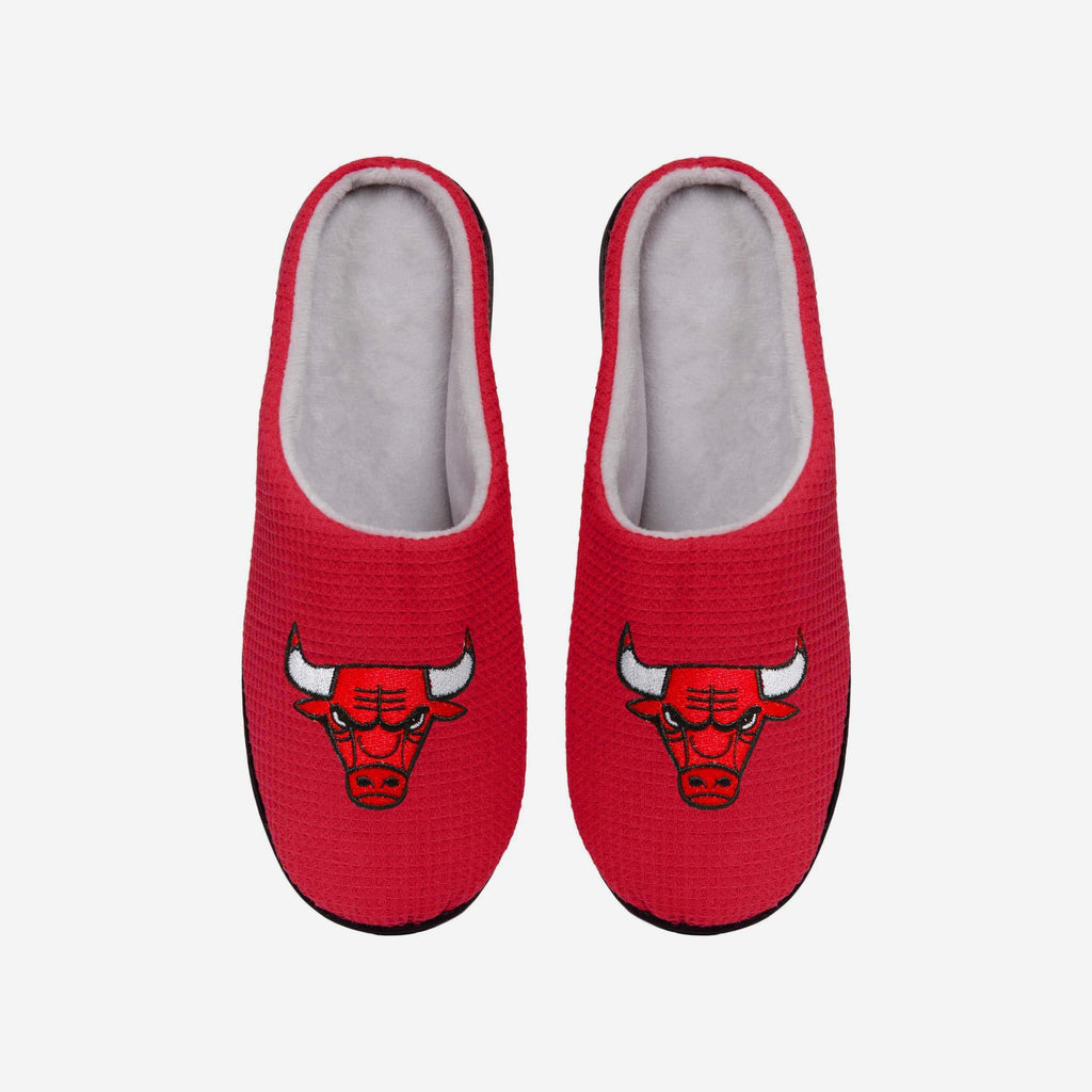 Chicago Bulls Memory Foam Slide Slipper FOCO S - FOCO.com