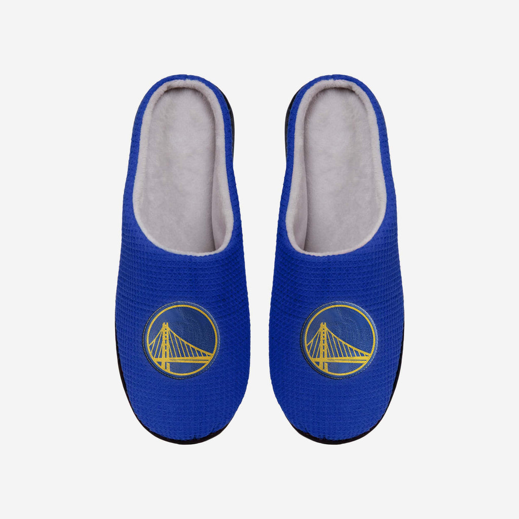 Golden State Warriors Memory Foam Slide Slipper FOCO S - FOCO.com