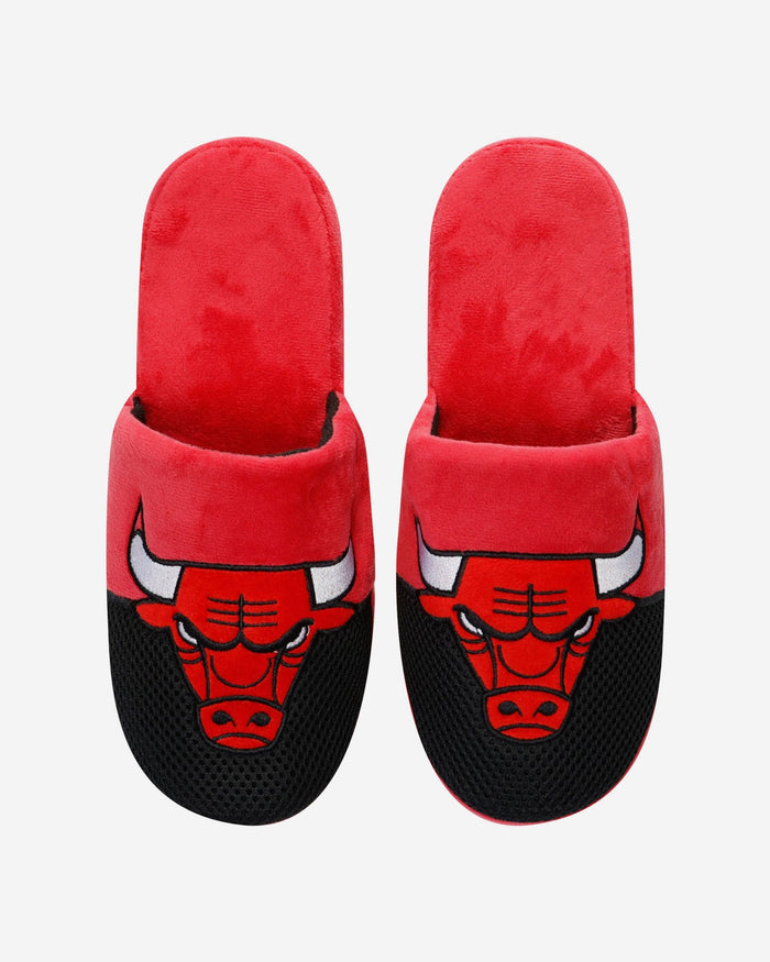 Chicago Bulls Team Logo Staycation Slipper FOCO - FOCO.com