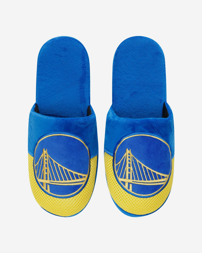 Golden State Warriors Team Logo Staycation Slipper FOCO - FOCO.com