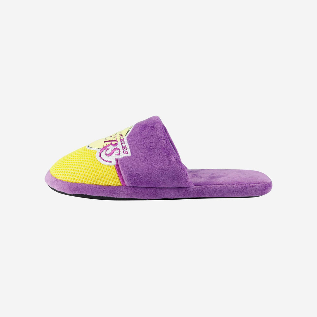 Los Angeles Lakers Team Logo Staycation Slipper FOCO S - FOCO.com