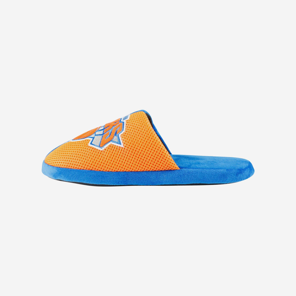 New York Knicks Team Logo Staycation Slipper FOCO S - FOCO.com