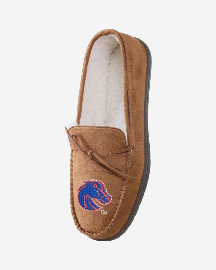 Boise State Broncos Team Logo Moccasin Slipper FOCO - FOCO.com