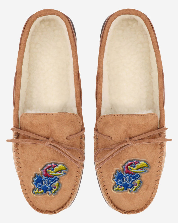 Kansas Jayhawks Moccasin Slipper FOCO - FOCO.com