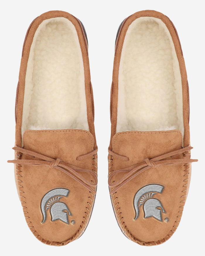 Michigan State Spartans Moccasin Slipper FOCO - FOCO.com