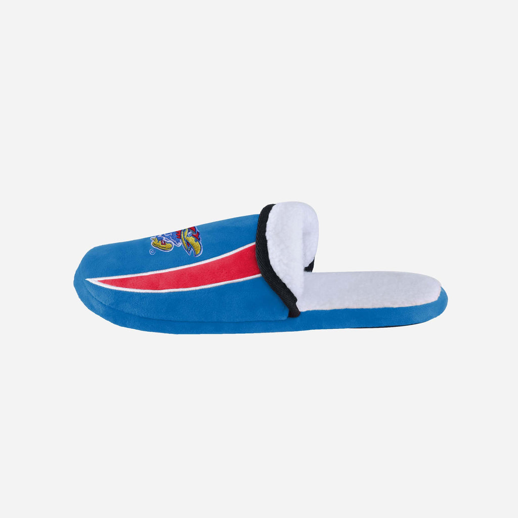 Kansas Jayhawks Sherpa Slide Slipper FOCO - FOCO.com