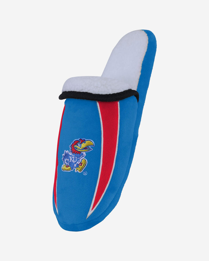 Kansas Jayhawks Sherpa Slide Slipper FOCO - FOCO.com