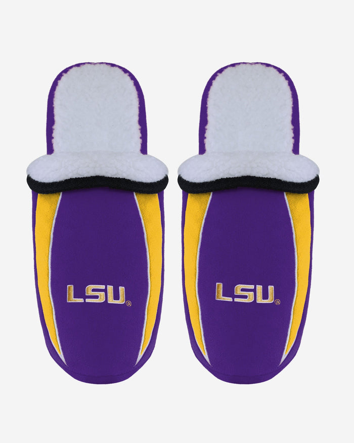 LSU Tigers Sherpa Slide Slipper FOCO S - FOCO.com