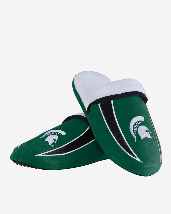 Michigan State Spartans Sherpa Slide Slipper FOCO - FOCO.com