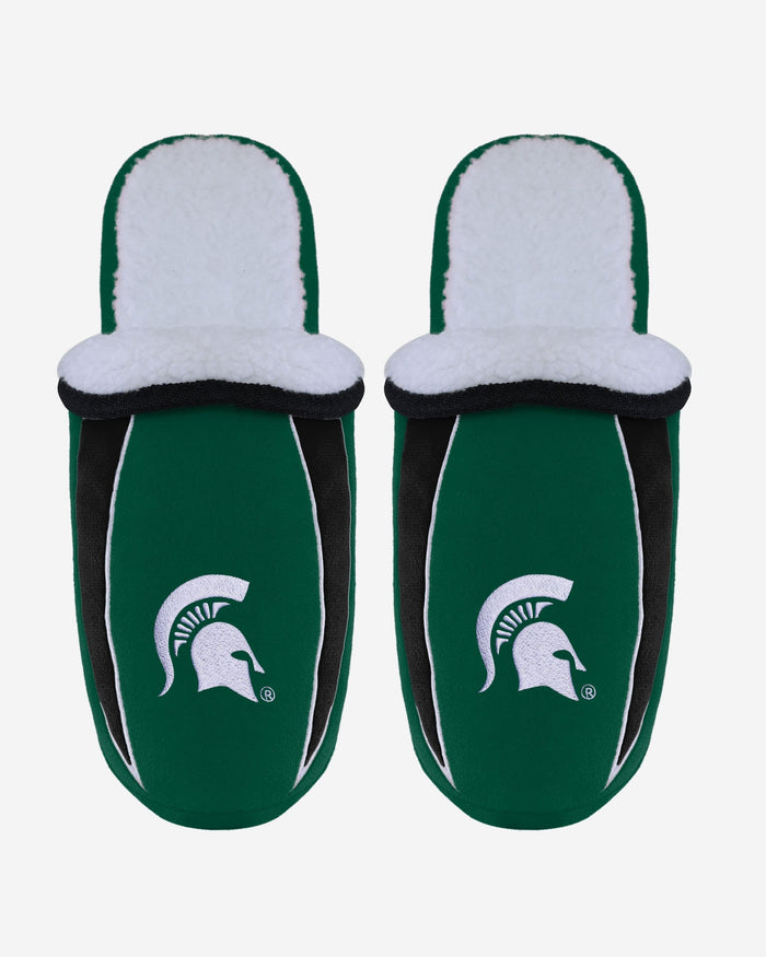 Michigan State Spartans Sherpa Slide Slipper FOCO S - FOCO.com