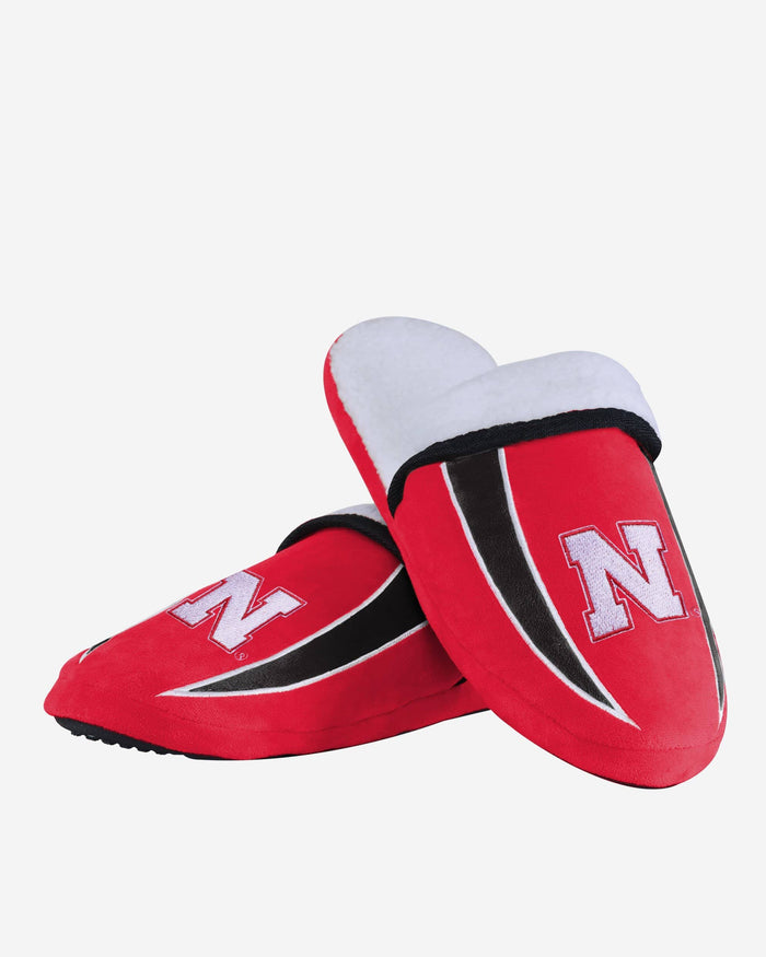 Nebraska Cornhuskers Sherpa Slide Slipper FOCO - FOCO.com