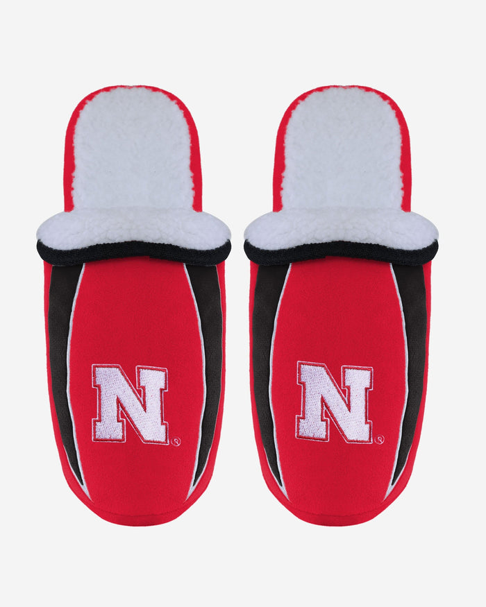 Nebraska Cornhuskers Sherpa Slide Slipper FOCO S - FOCO.com