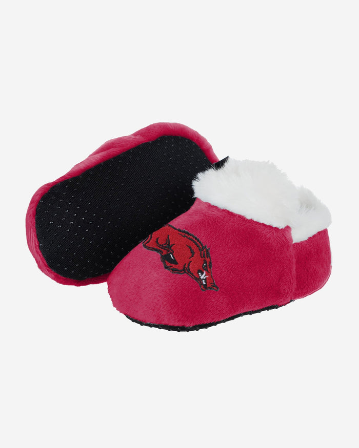 Arkansas Razorbacks Logo Baby Bootie Slipper FOCO - FOCO.com