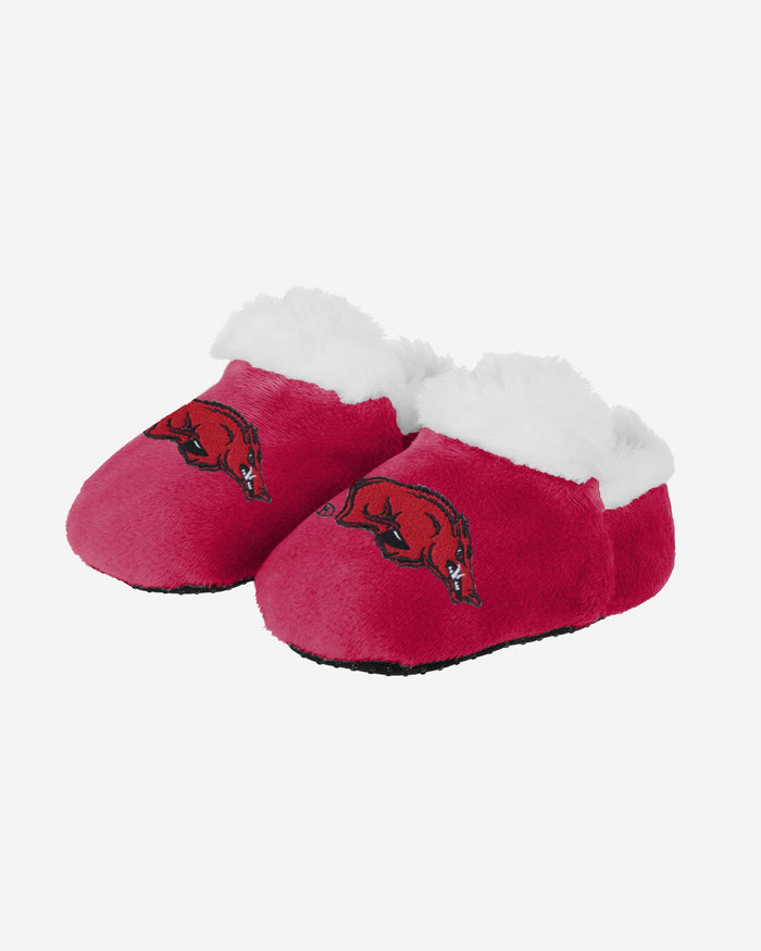 Arkansas Razorbacks Logo Baby Bootie Slipper FOCO 0-3 mo - FOCO.com