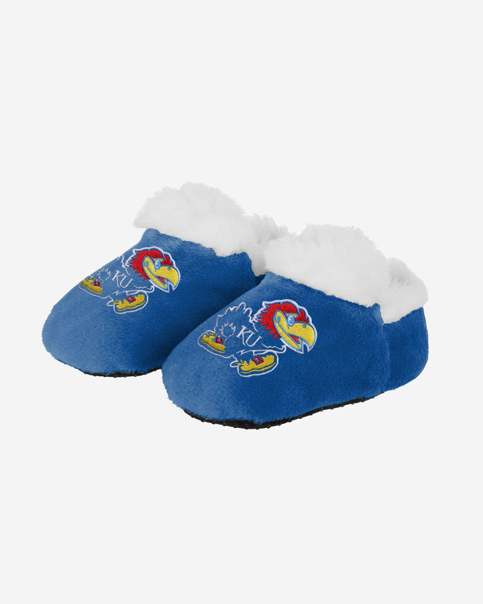 Kansas Jayhawks Logo Baby Bootie Slipper FOCO 0-3 mo - FOCO.com