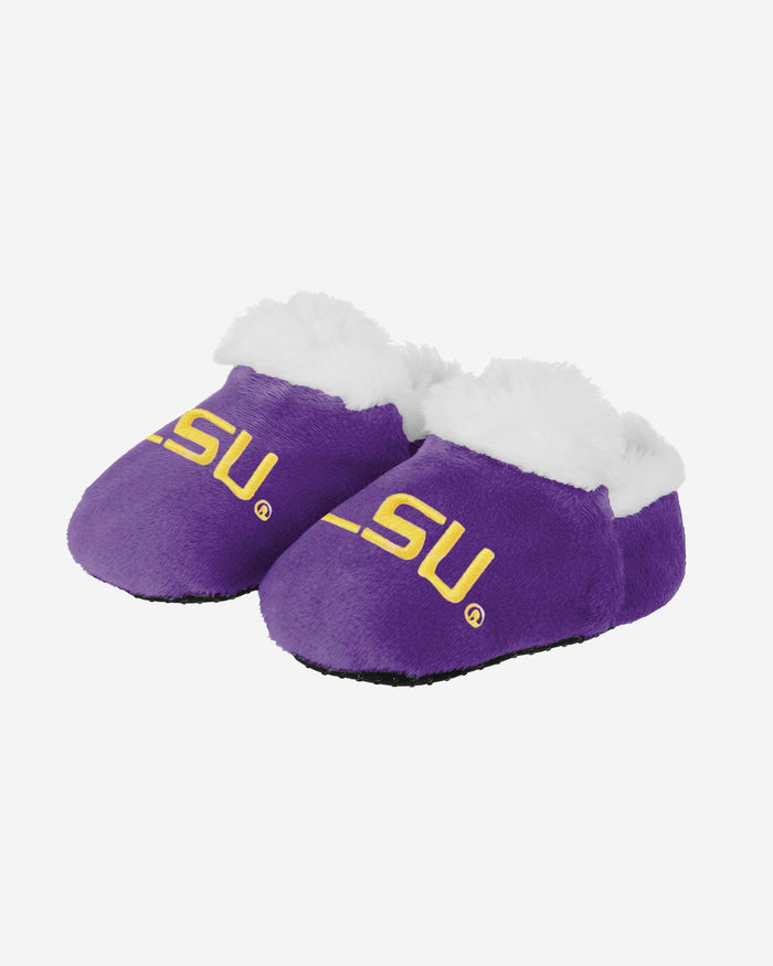 LSU Tigers Logo Baby Bootie Slipper FOCO 0-3 mo - FOCO.com