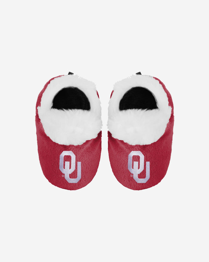 Oklahoma Sooners Logo Baby Bootie Slipper FOCO - FOCO.com