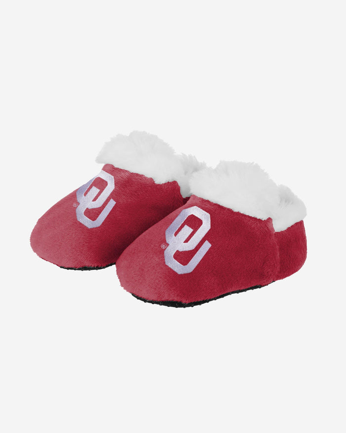 Oklahoma Sooners Logo Baby Bootie Slipper FOCO 0-3 mo - FOCO.com