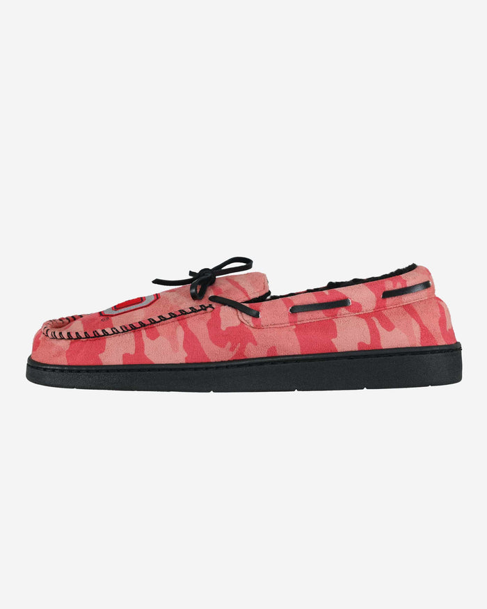 Ohio State Buckeyes Printed Camo Moccasin Slipper FOCO S - FOCO.com