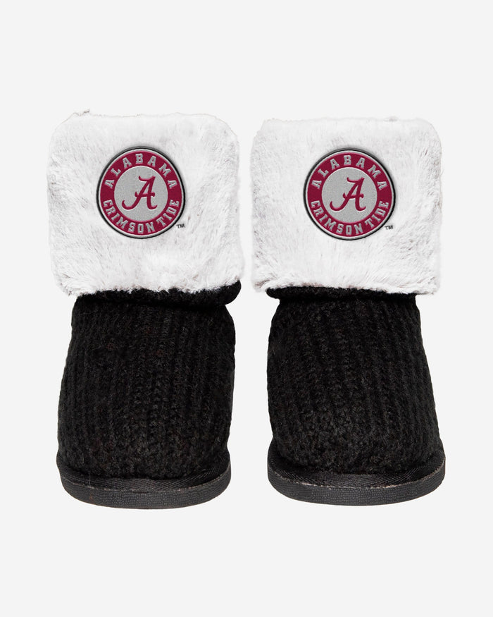 Alabama Crimson Tide Knit High End Button Boot Slipper FOCO - FOCO.com