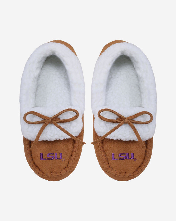 LSU Tigers Youth Moccasin Slipper FOCO - FOCO.com