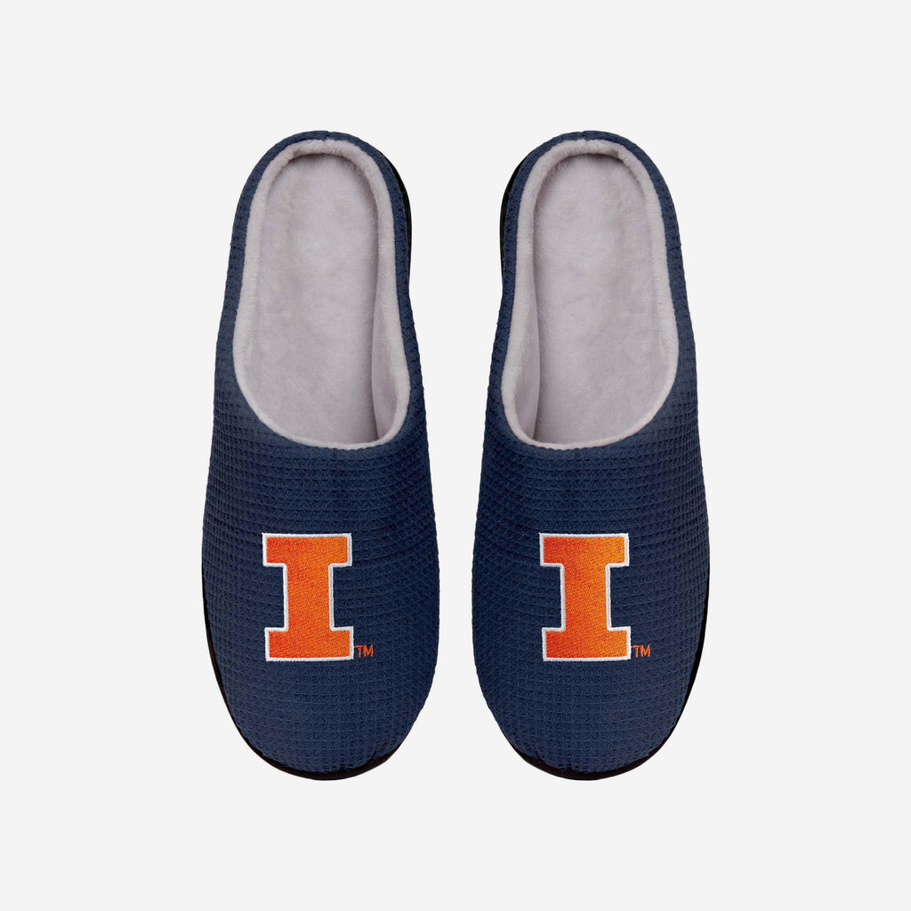 Illinois Fighting Illini Memory Foam Slide Slipper FOCO S - FOCO.com