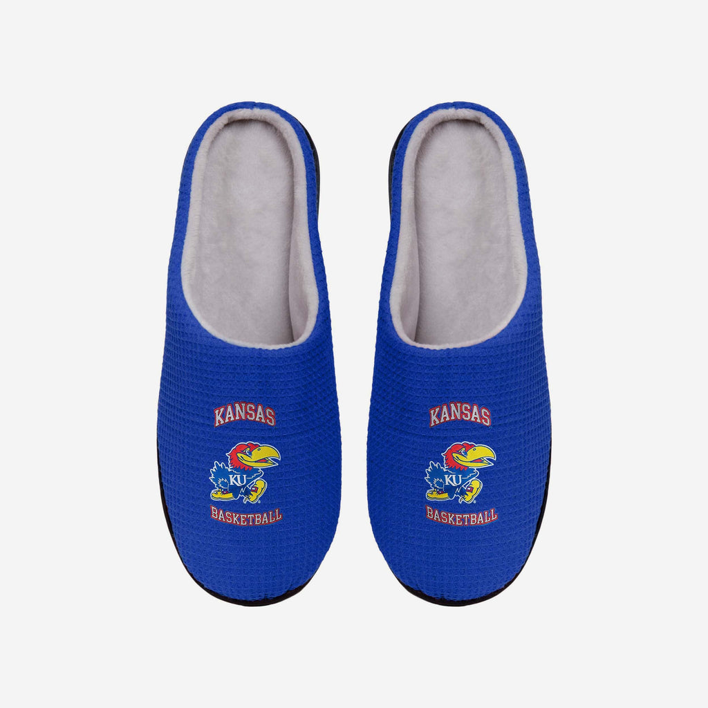 Kansas Jayhawks Memory Foam Slide Slipper FOCO S - FOCO.com