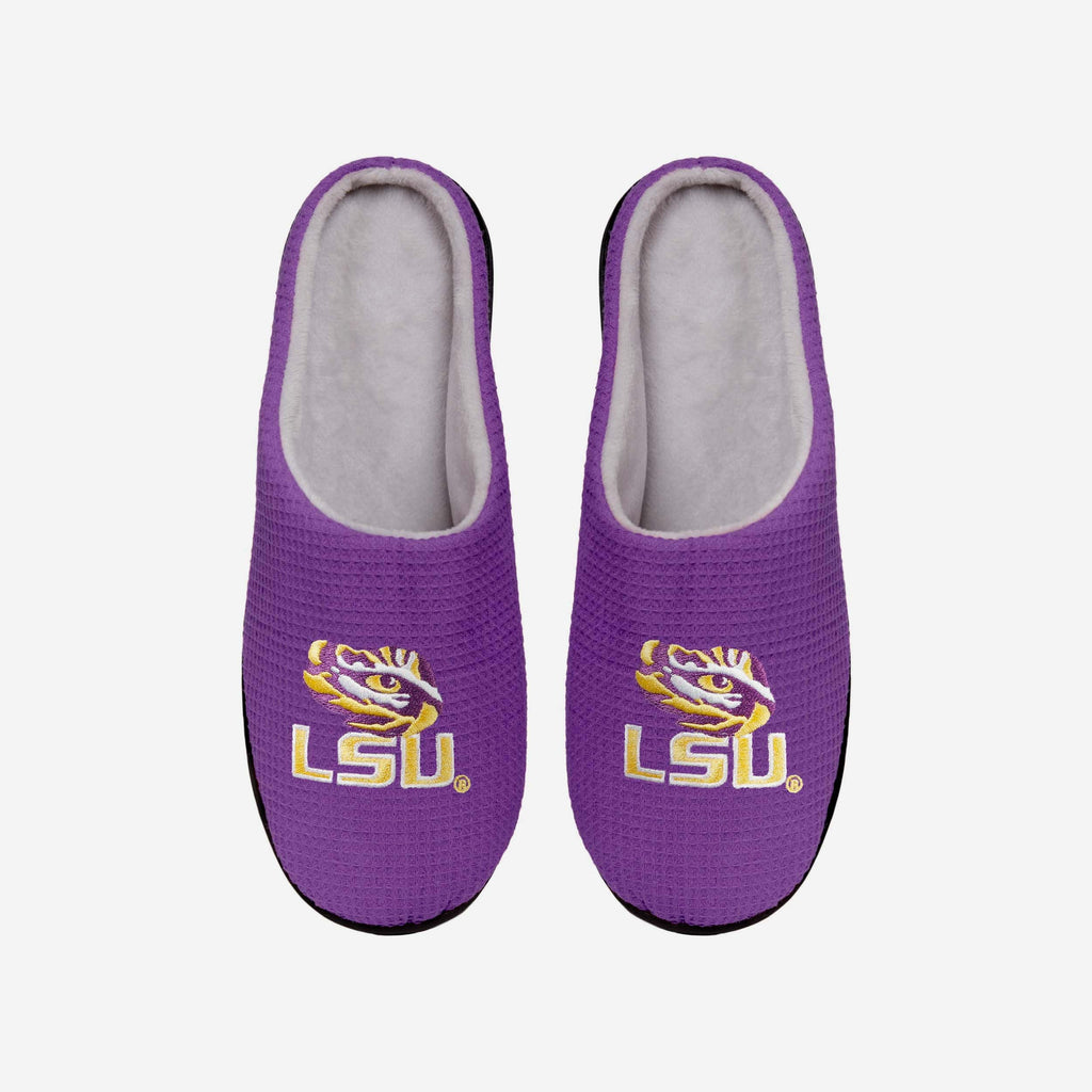 LSU Tigers Memory Foam Slide Slipper FOCO S - FOCO.com