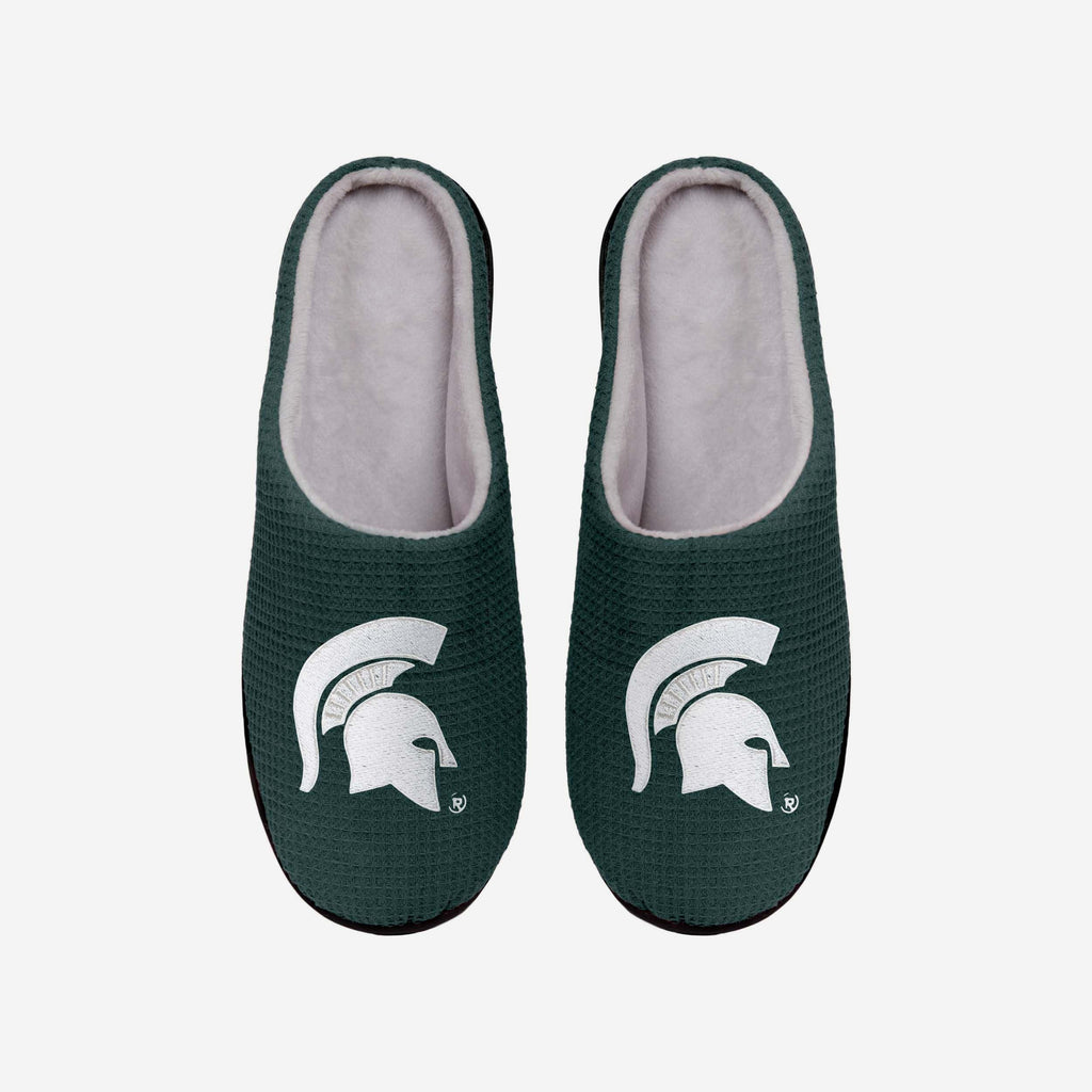 Michigan State Spartans Memory Foam Slide Slipper FOCO S - FOCO.com